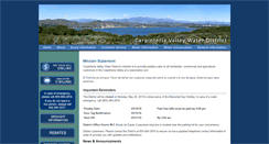 Desktop Screenshot of cvwd.net